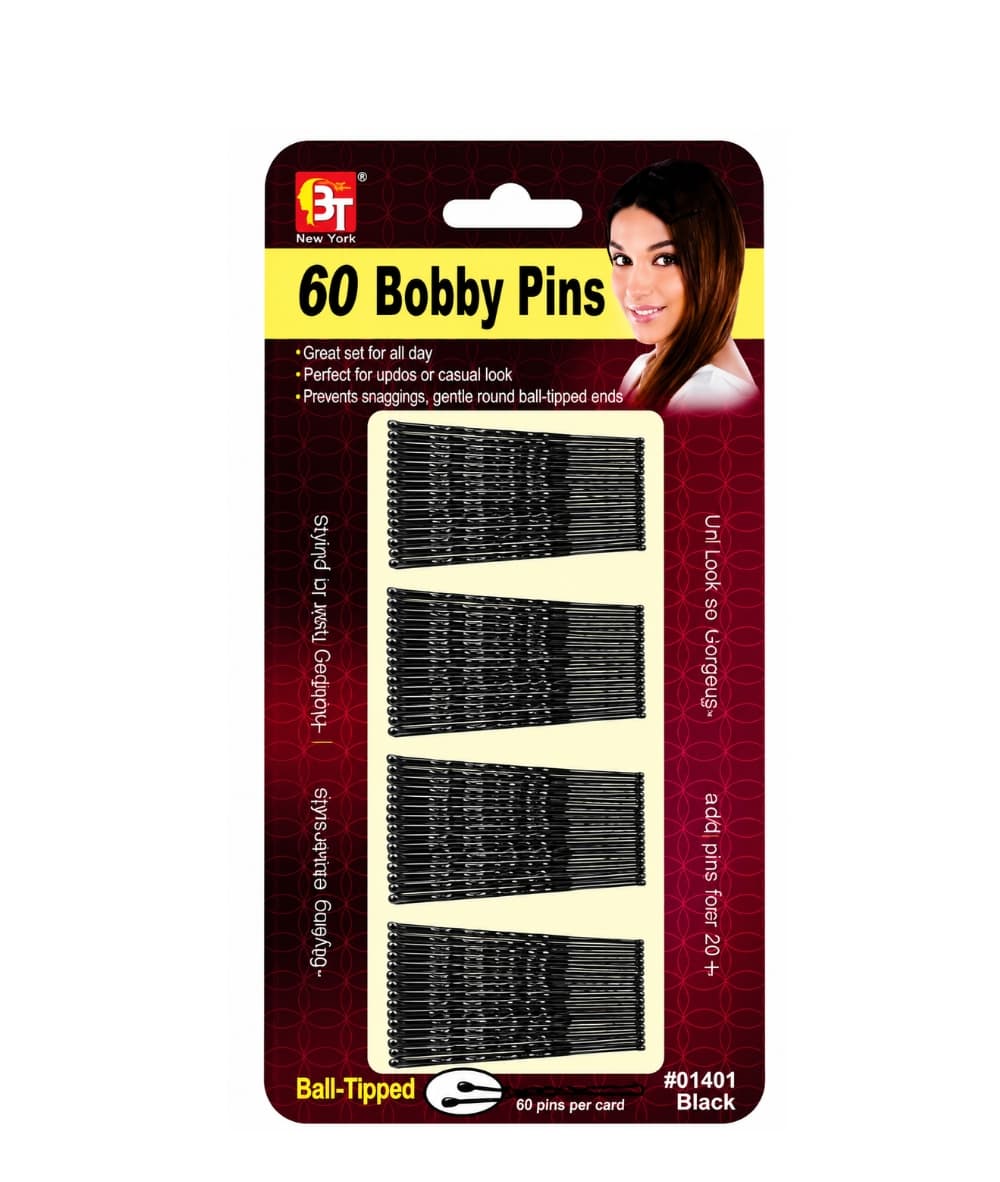 Beauty Town 60 Bobby Pins [Black] 