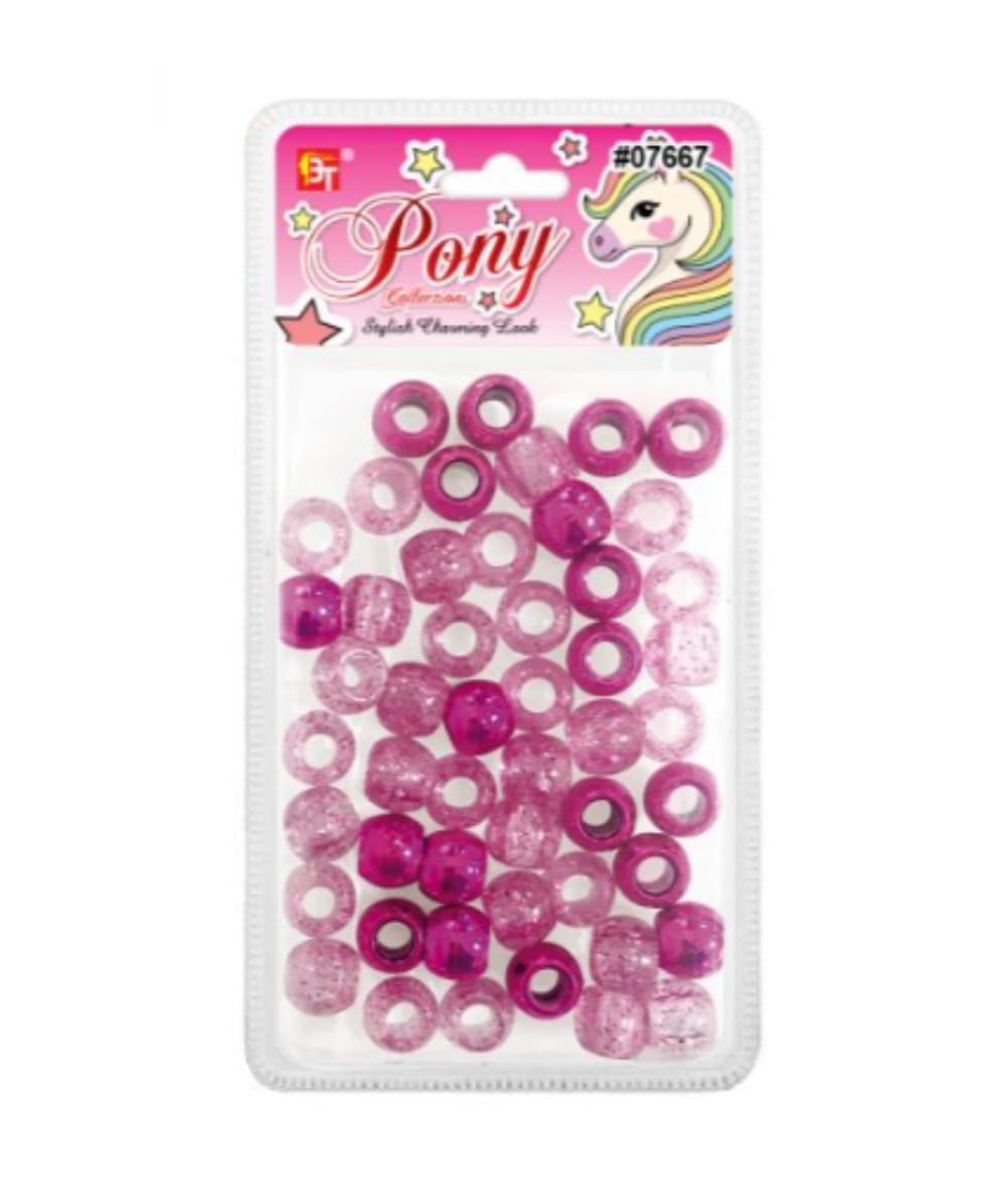 Beauty Town Largel Round Beads [Galactic Pink] 