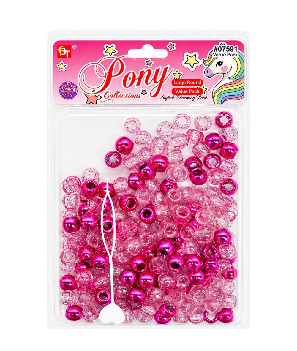 Beauty Town Large Round Galactic Beads [GPink] 