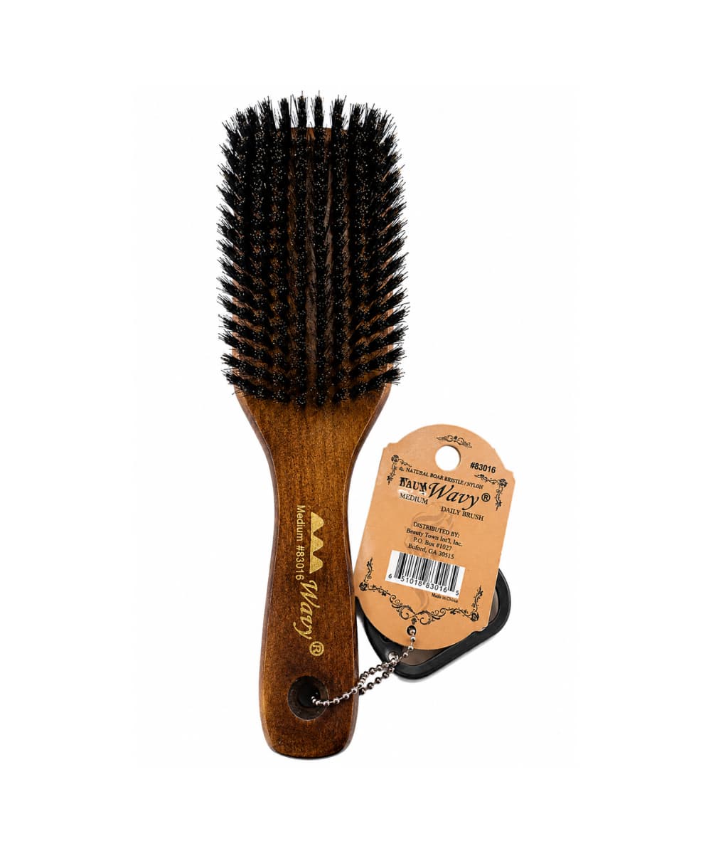 Beauty Town Wavy Medium Brush Wood [Wave] #83016, Hair Tools - Cloré Beauty