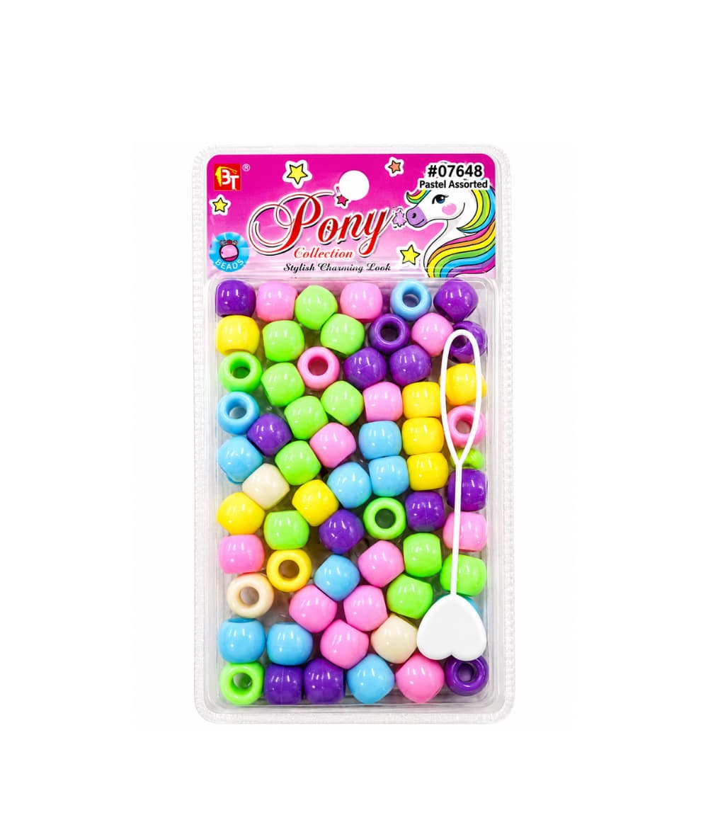 Beauty Town Large Round Beads [Assorted] #07648, Hair Tools - Cloré Beauty