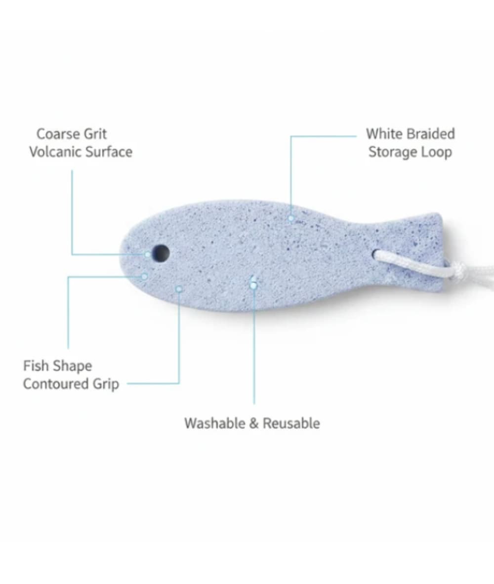 Almine Pumice Stone Fish Shape Coarse Grit 