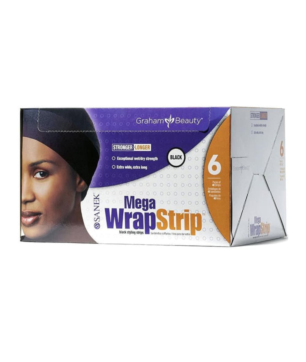 Graham Sanek Mega Wrap Strip Black 40 Strips, Hair Tools - Cloré Beauty