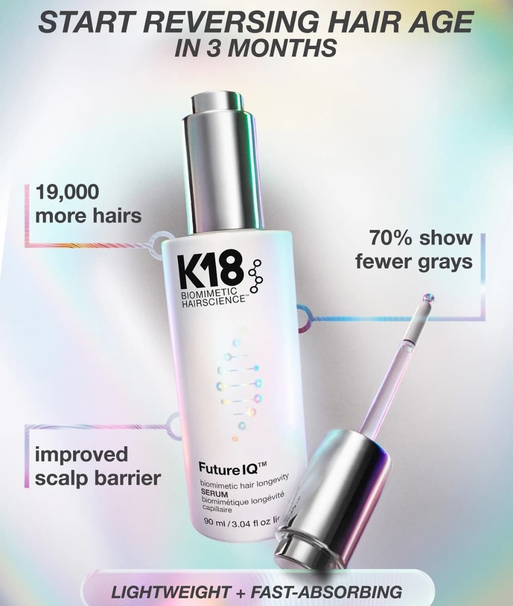 K18 FutureIQ Hair Longevity Serum 3.04oz