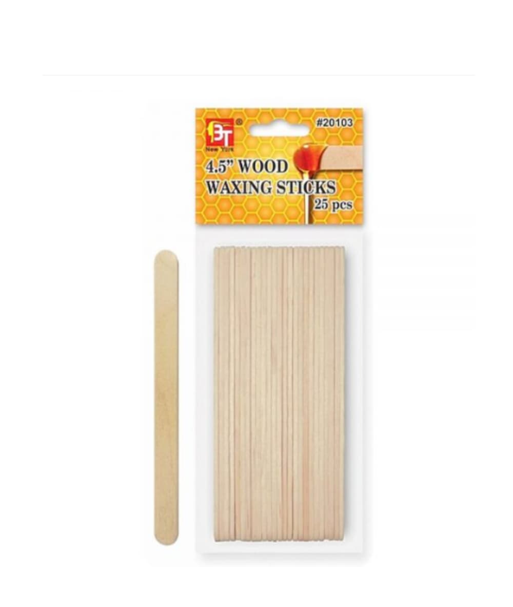 Beauty Town 4.5" Wood Waxing Sticks 25PCS 