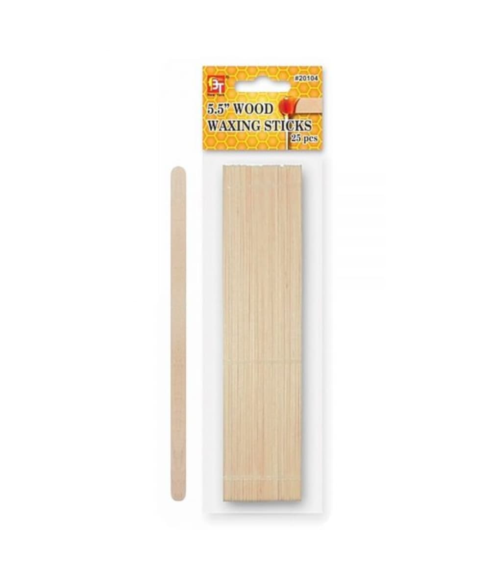Beauty Town 5.5" Wood Waxing Sticks 25PCS #20104, Skin Care - Cloré Beauty