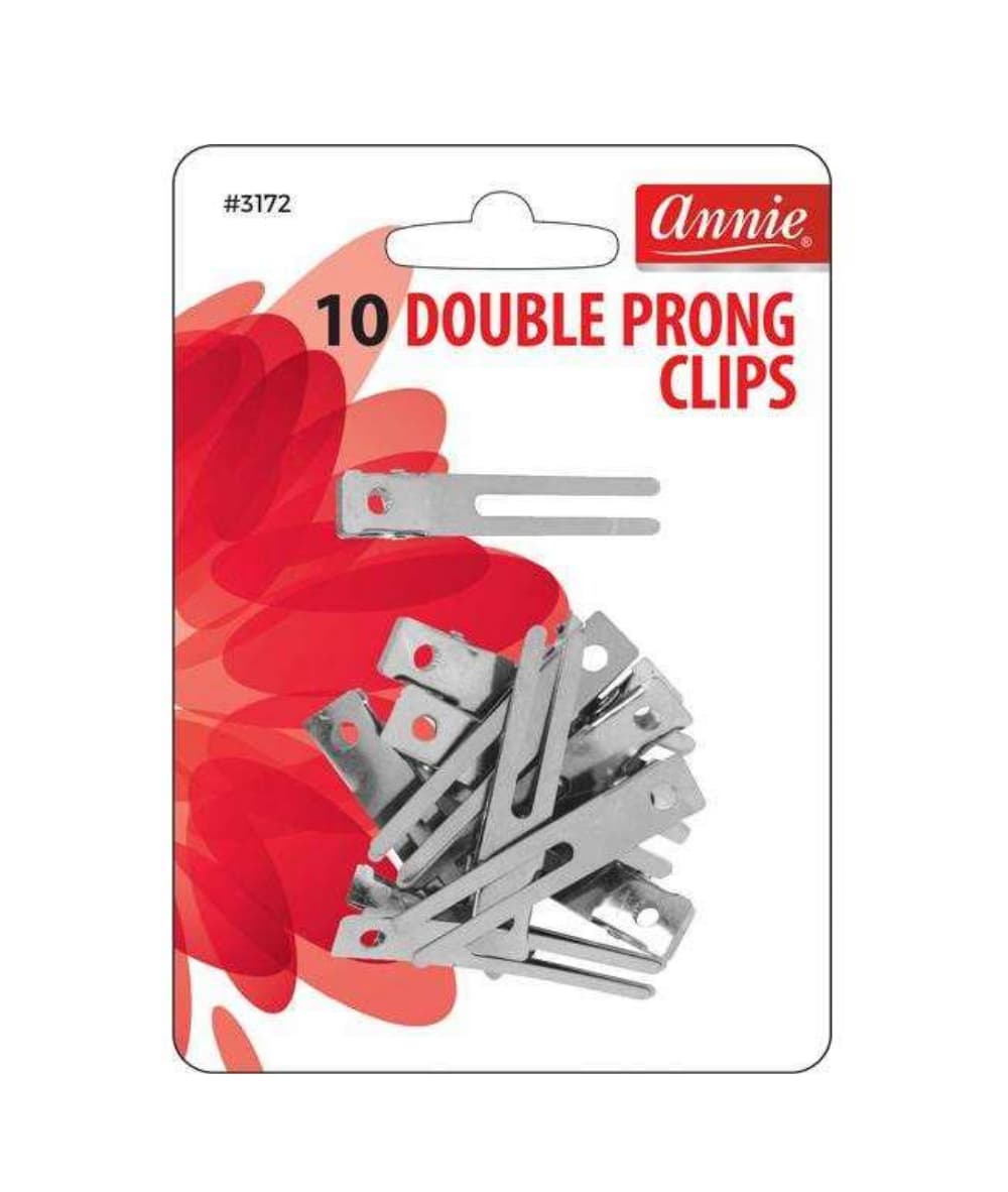 Annie Double Prong Clips 10PCS 