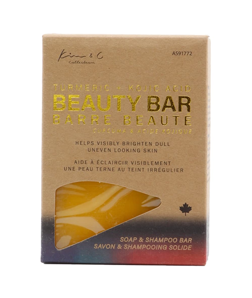 Kim &amp; C Kojic Acid and Turmeric Beauty Bar 156g 