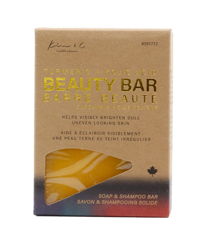 Kim &amp; C Kojic Acid and Turmeric Beauty Bar 156g 
