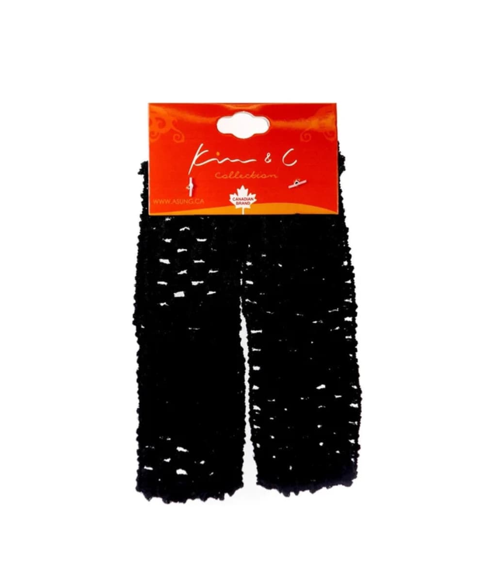 Kim&amp;C Mesh Head Bands 2PCS Small [Black] 