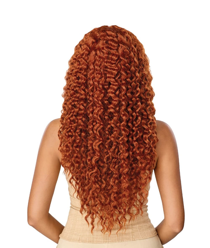 Outre Lace Front Perfect Hairline Human Hair Blend Nueblend-Peruvian Curls 26"