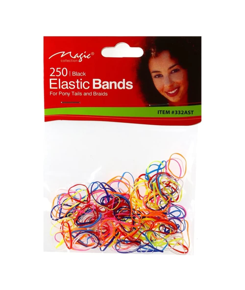 Magic Collection 250 Elastic Bands Assorted 