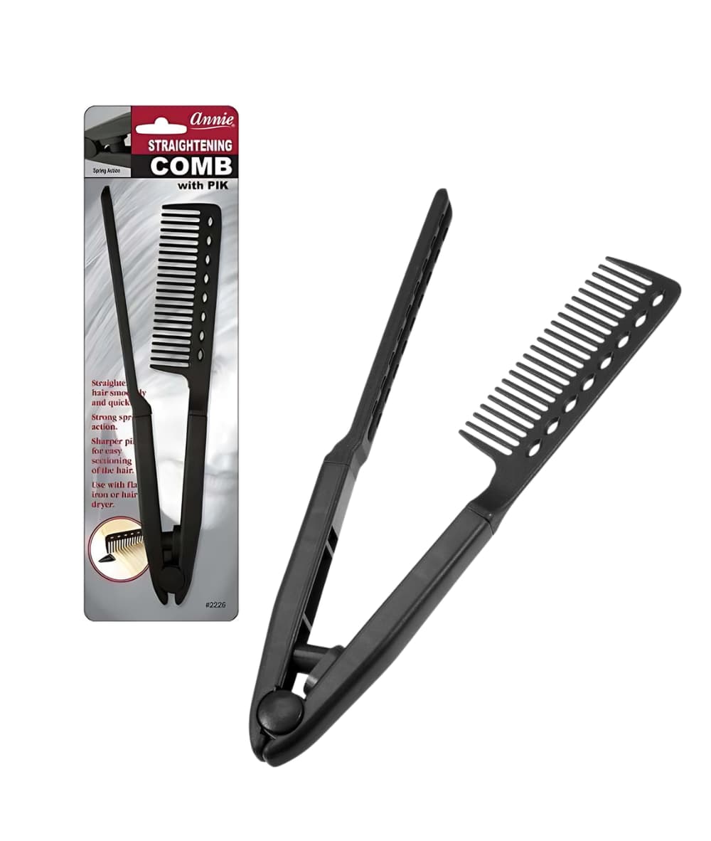 Annie Straightening Comb With Pik 