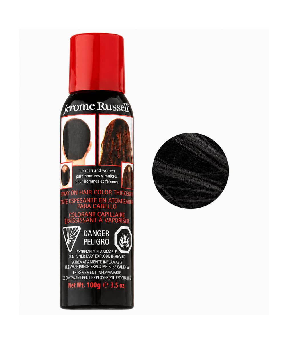 Jerome Russell Hair Thickener Spray [Black] 3.5 oz