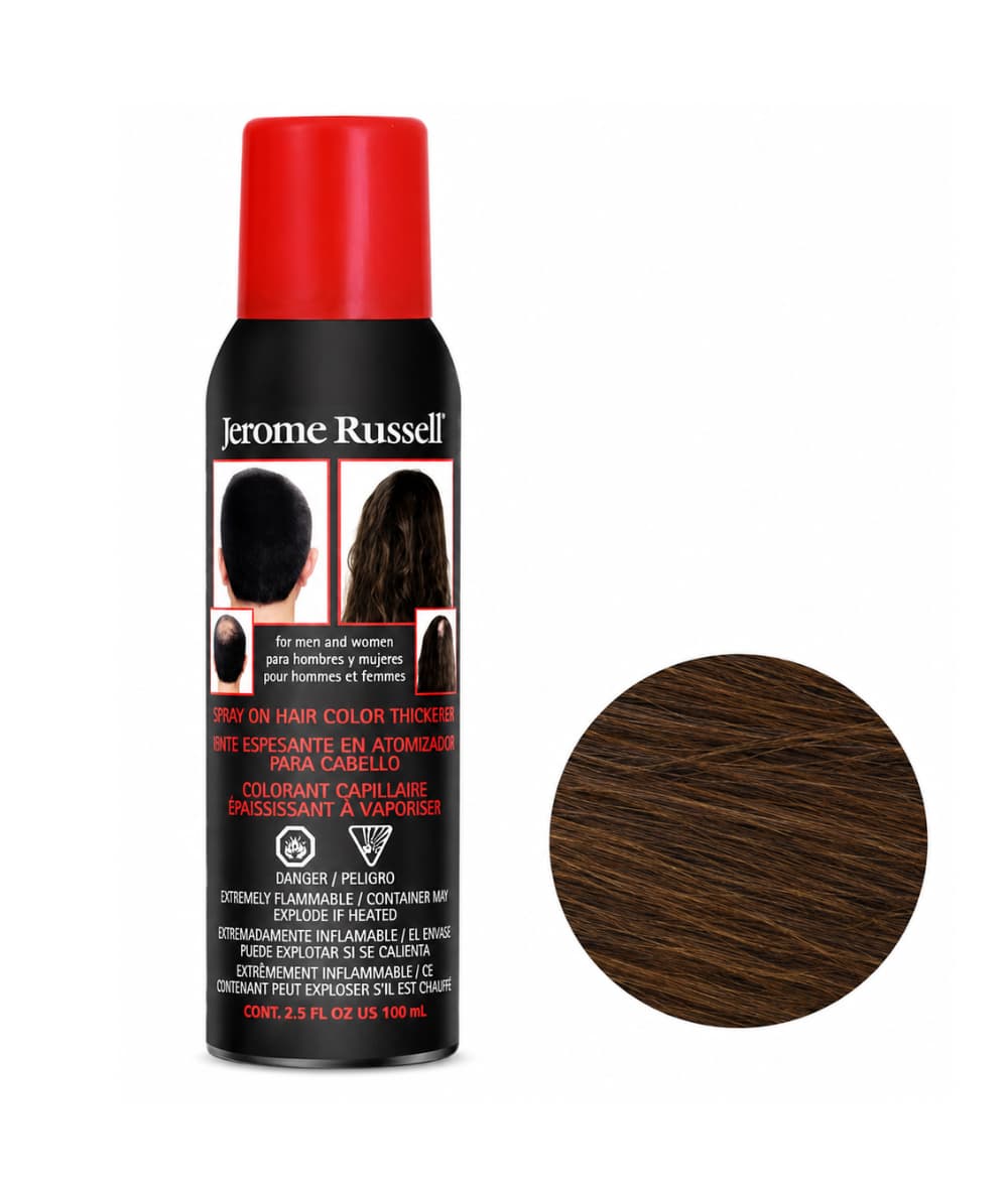 Jerome Russell Hair Thickener Spray [Medium Brown] 3.5 oz, Hair Care - Cloré Beauty