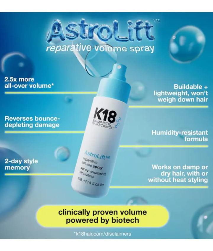 K18 AstroLift Reparative Volume Spray 4oz
