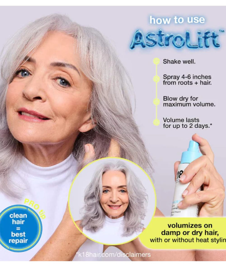 K18 AstroLift Reparative Volume Spray 4oz
