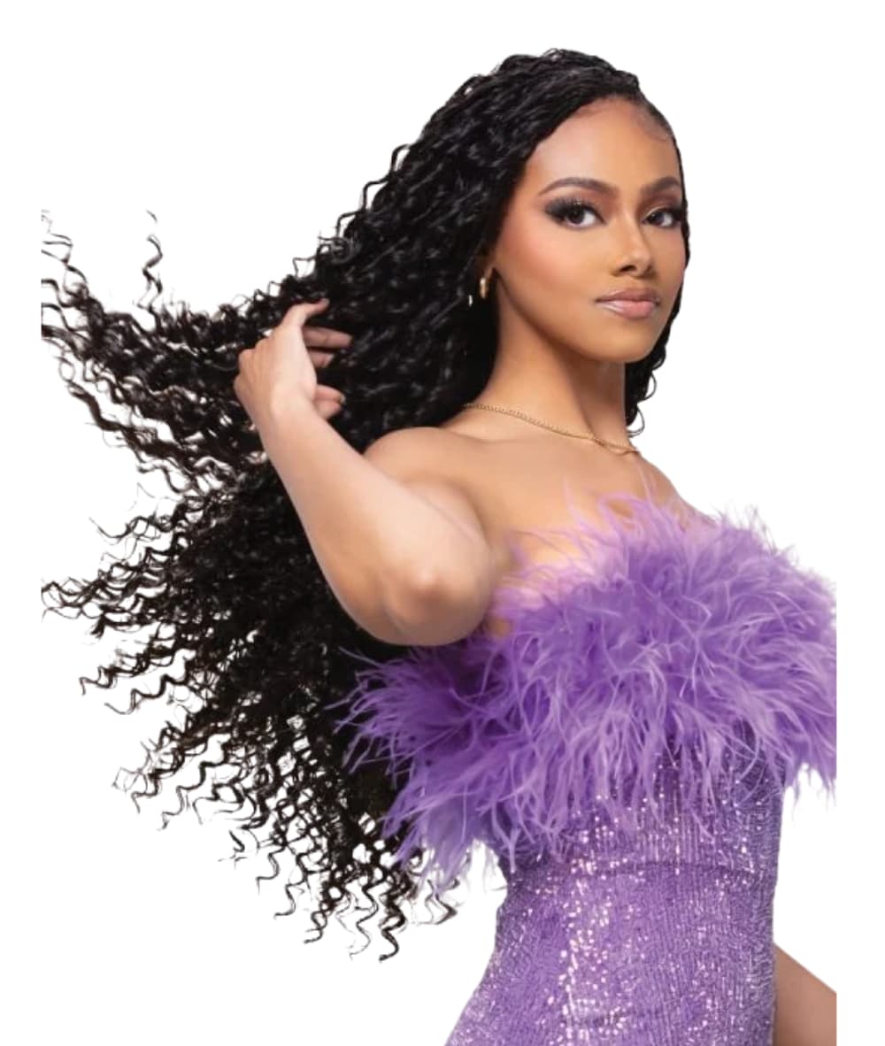 Sensationnel 3X Premium TOO Feather Crochet Deep 18"