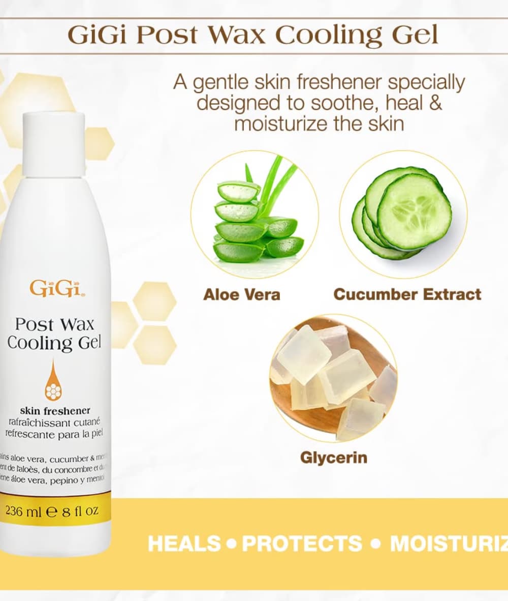Gigi Post Wax Cooling Gel 8 oz