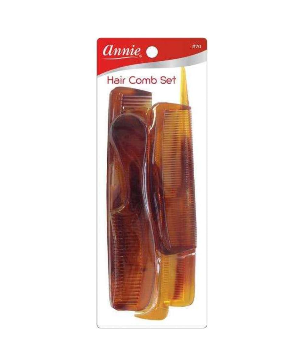 Annie Family Comb Set 6PCS [Tortoise] 