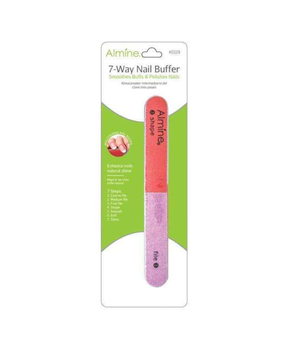 Almine 7Way Nail Buffer 6.4" [Assorted] 