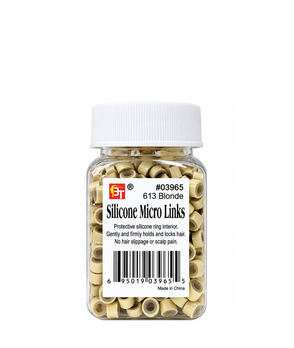Beauty Town Silicone Micro Links 500PCS [Blonde] 