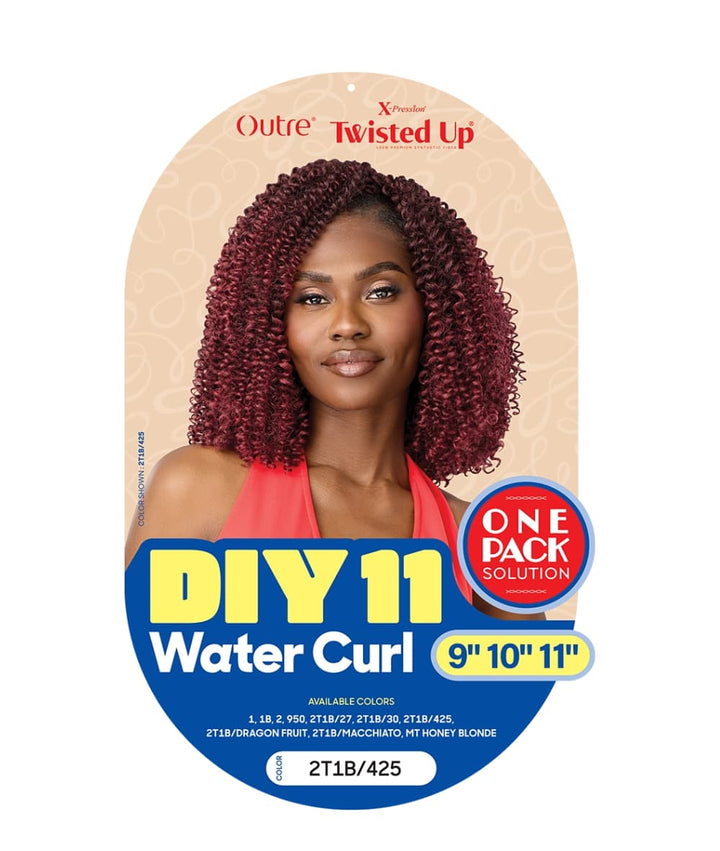 Outre X-Pression Twisted Up DIY11 Water Curl 9"10"11", Hair Extensions - Cloré Beauty