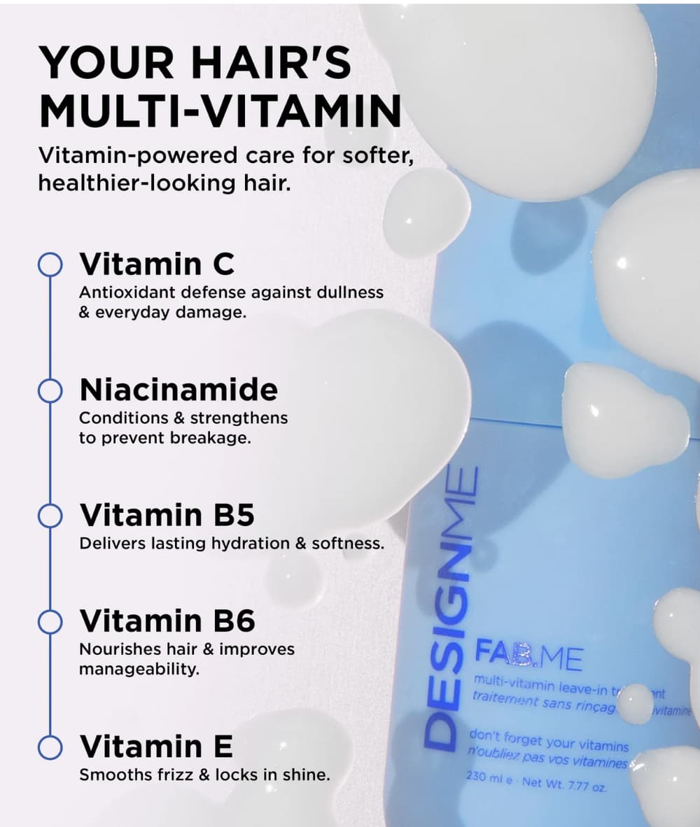 Designme Fab Me Multi Vitamin Leave-In Treatment