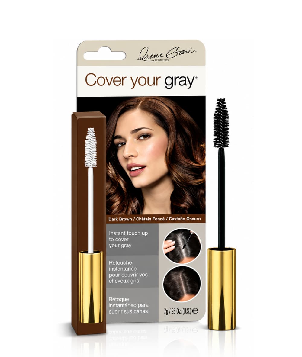 Cover Your Gray Brush-Dark Brown 0.25 oz
