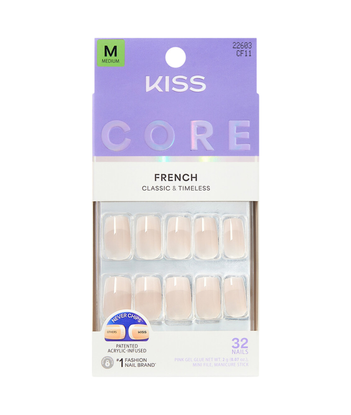 Kiss Core French Nails 