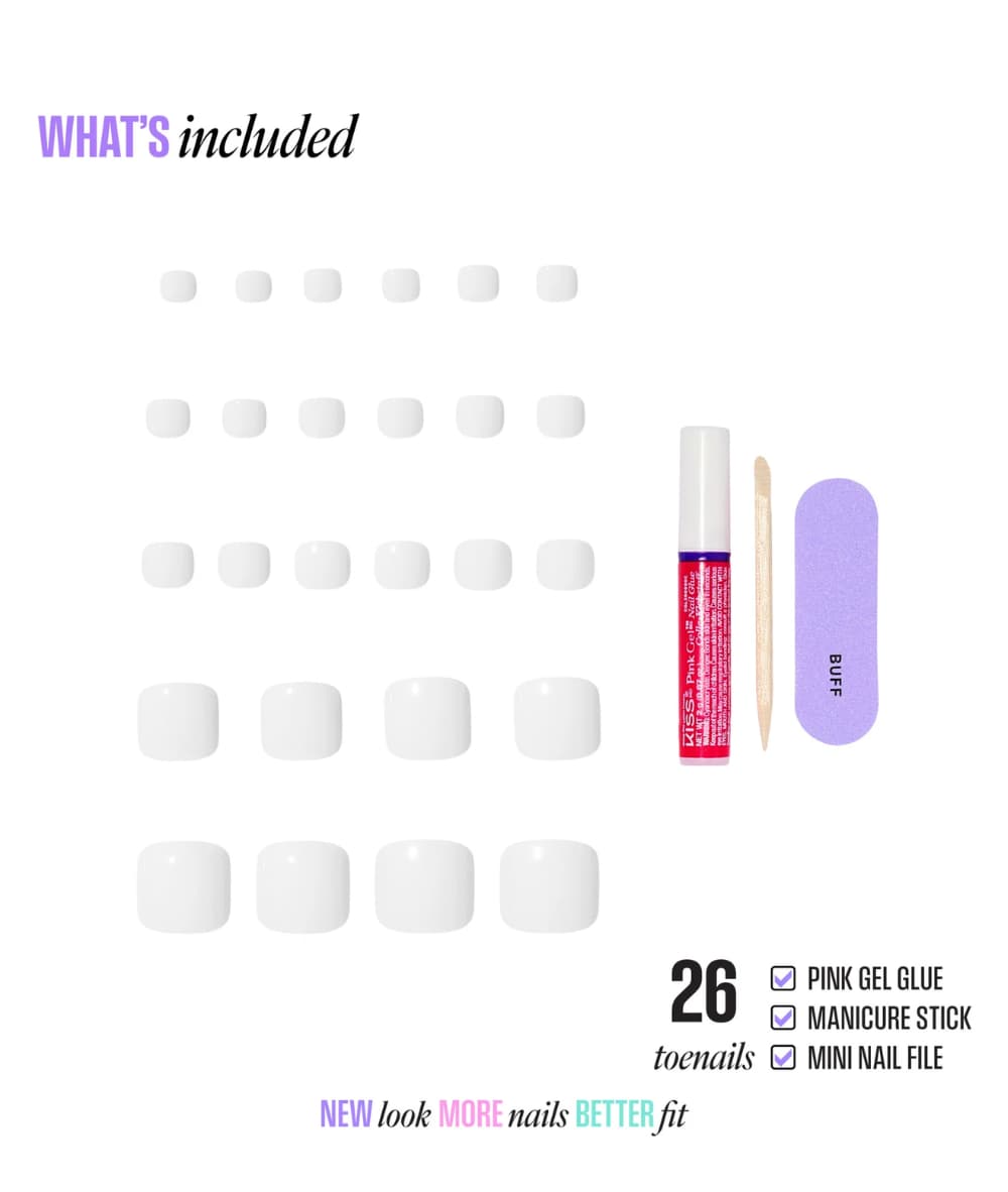 Kiss Core Color Toenails [Toe-tally Yours] 