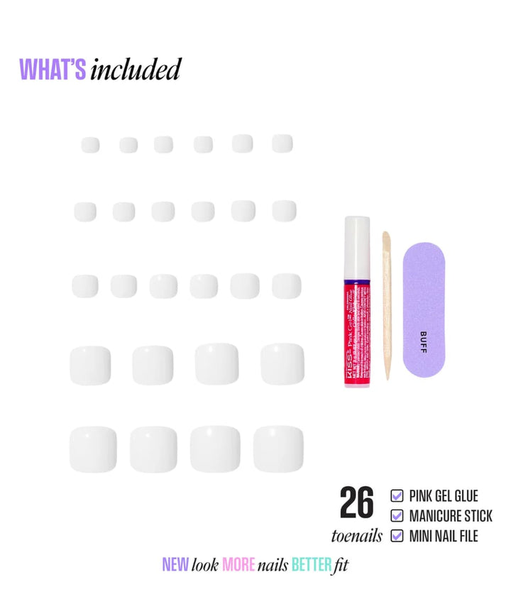 Kiss Core Color Toenails [Toe-tally Yours] 