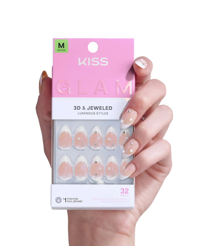 Kiss Glam 3D &amp; Jeweled Nails 