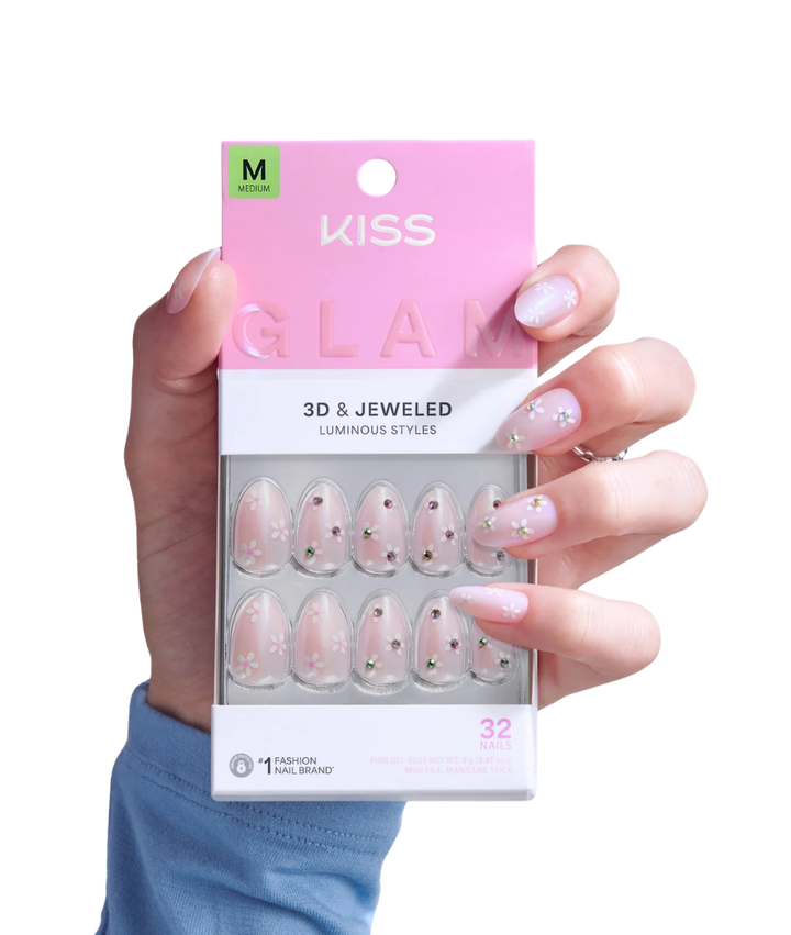 Kiss Glam 3D &amp; Jeweled Nails 