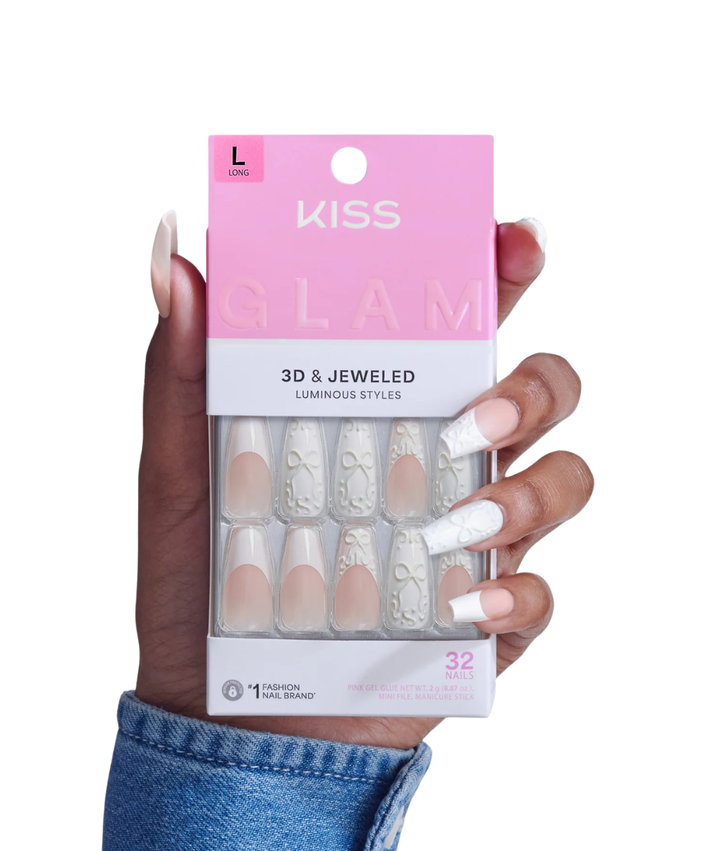 Kiss Glam 3D &amp; Jeweled Nails 