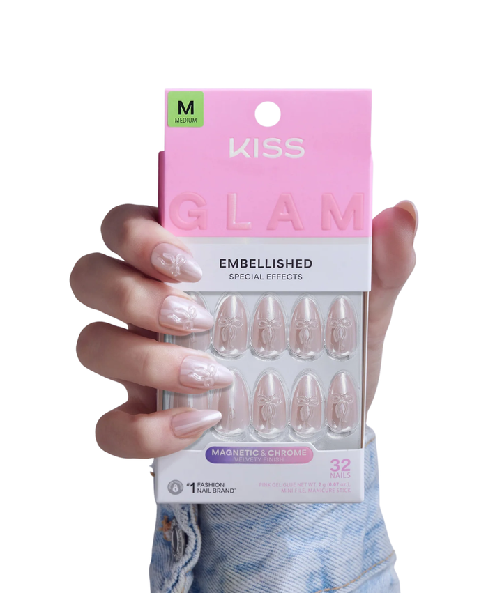 Kiss Glam 3D &amp; Jeweled Nails 