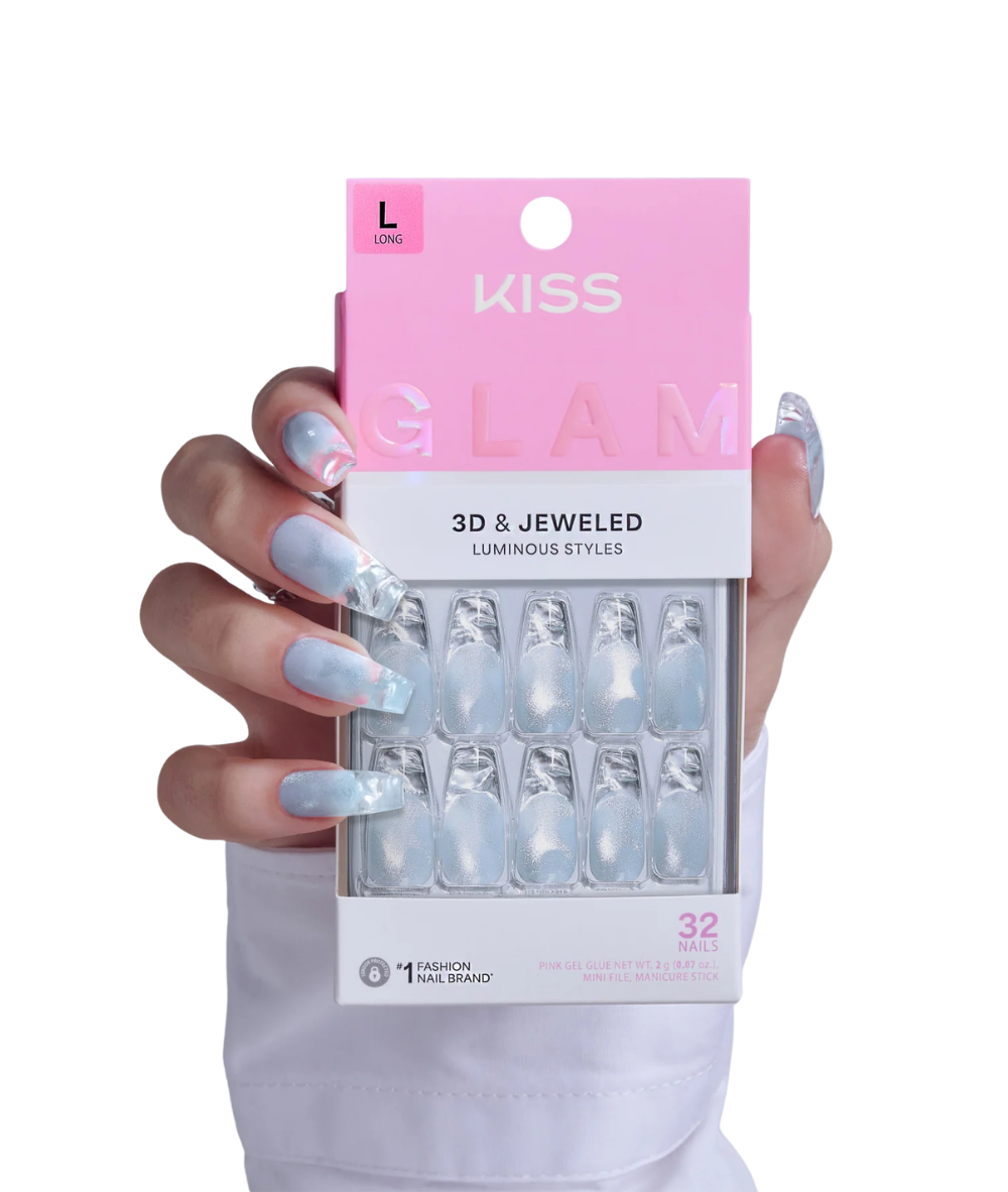 Kiss Glam 3D &amp; Jeweled Nails 