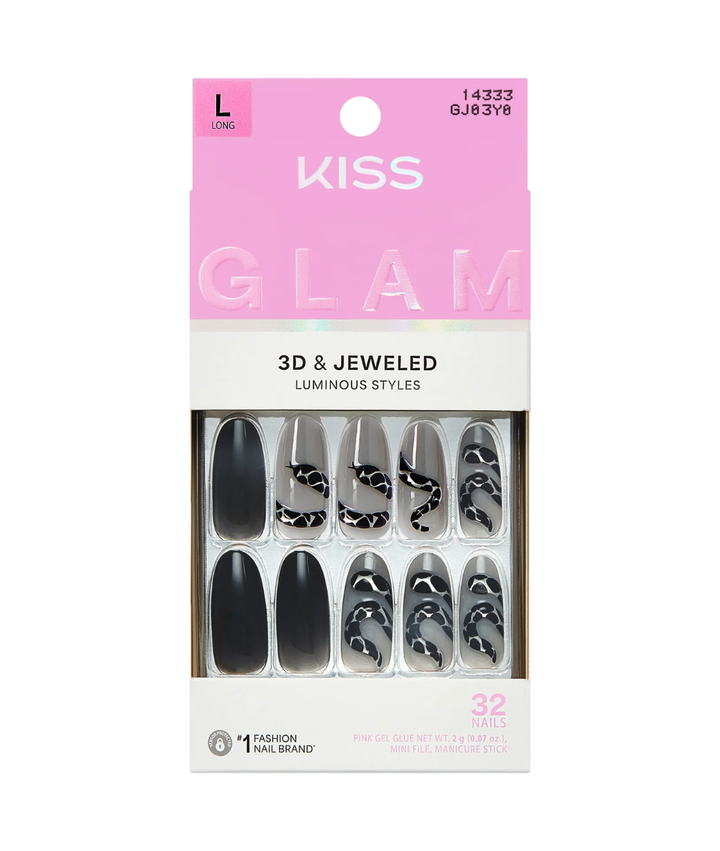Kiss Glam 3D &amp; Jeweled Nails 