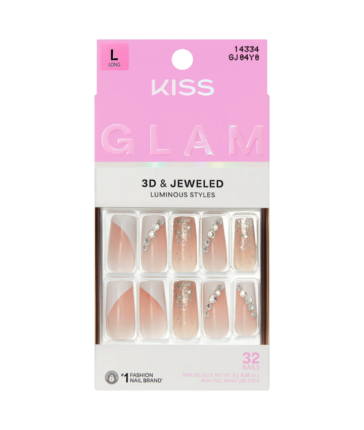 Kiss Glam 3D &amp; Jeweled Nails 