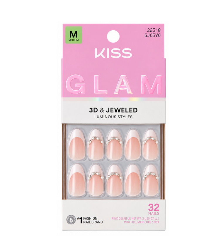 Kiss Glam 3D &amp; Jeweled Nails 