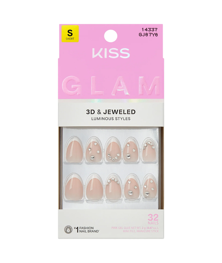 Kiss Glam 3D &amp; Jeweled Nails 
