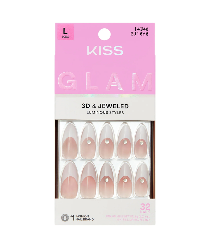 Kiss Glam 3D &amp; Jeweled Nails 