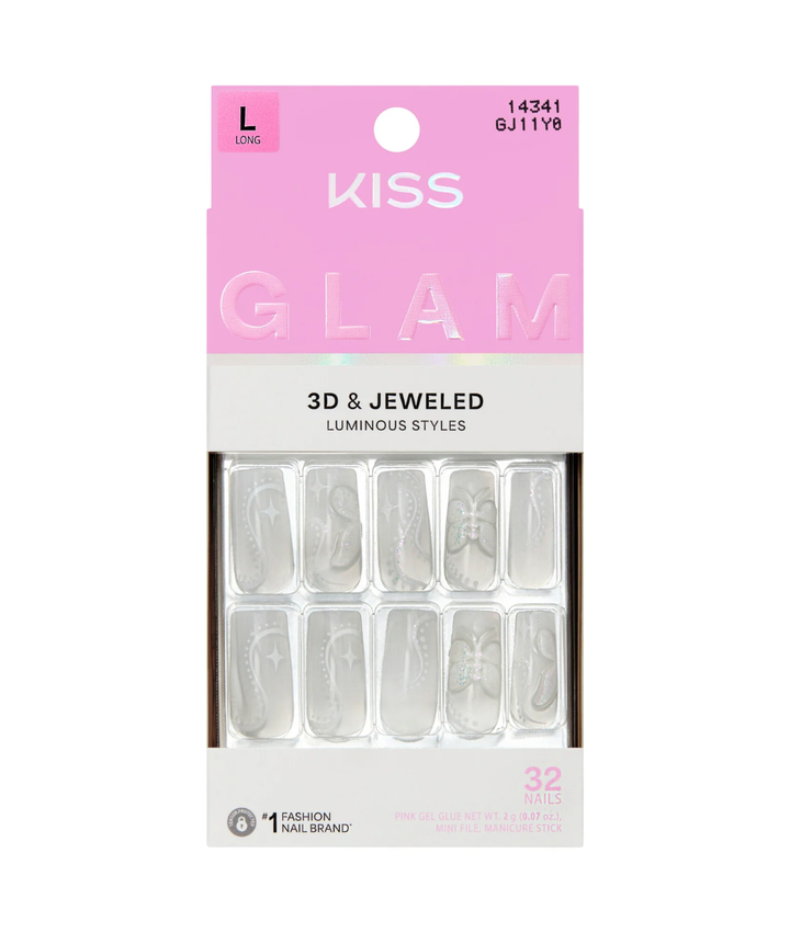 Kiss Glam 3D &amp; Jeweled Nails 