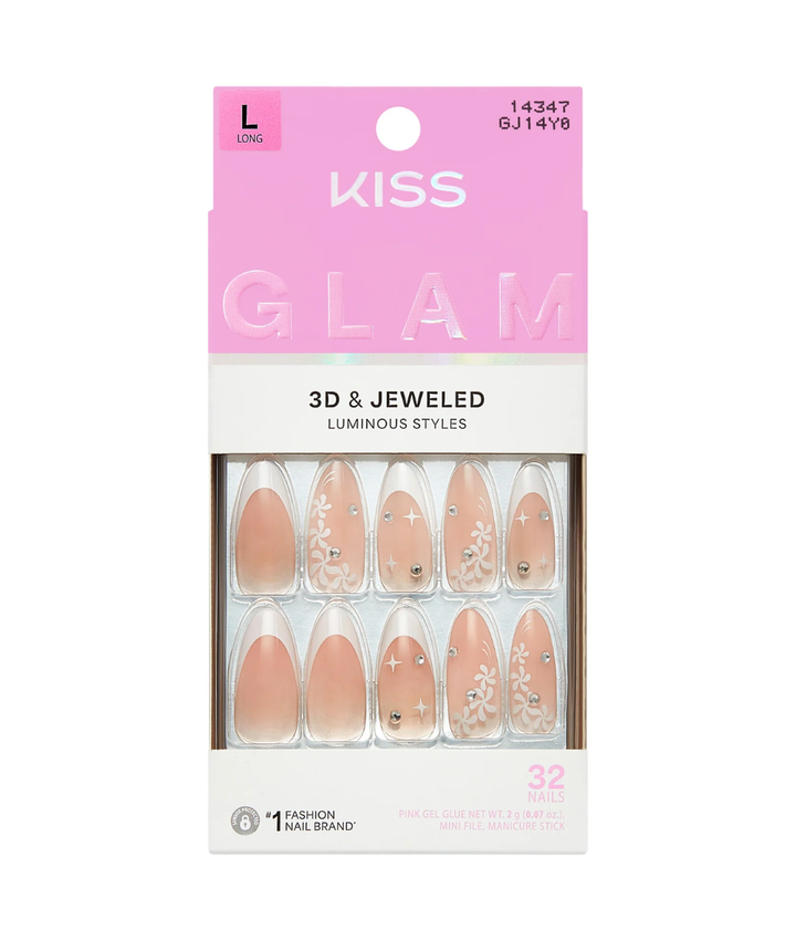 Kiss Glam 3D &amp; Jeweled Nails 