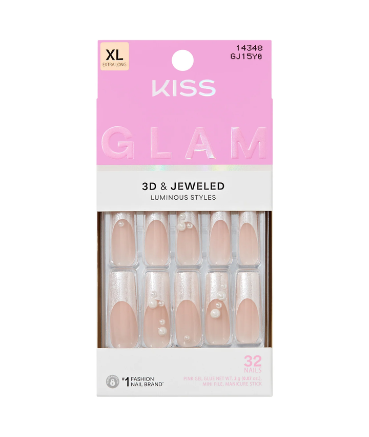 Kiss Glam 3D &amp; Jeweled Nails 