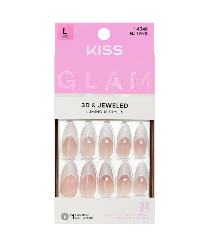Kiss Glam 3D &amp; Jeweled Nails 