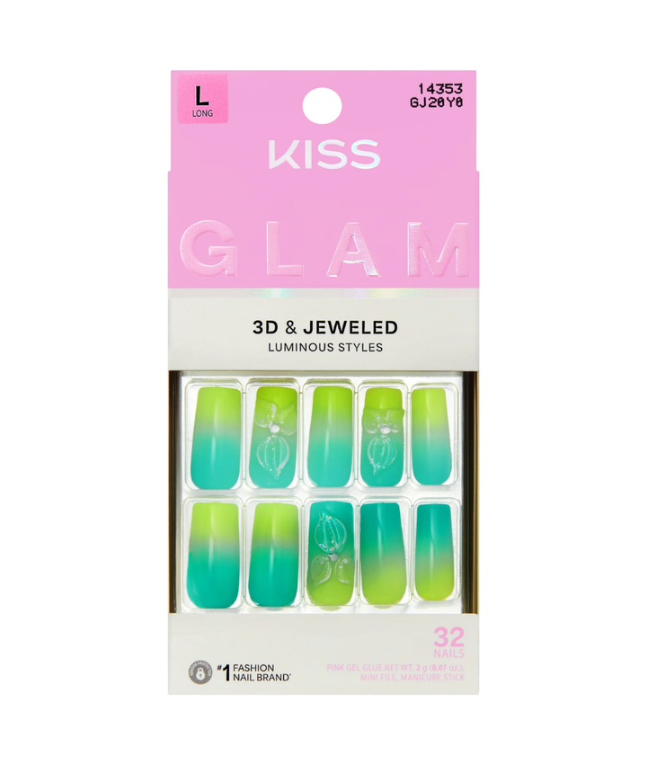 Kiss Glam 3D &amp; Jeweled Nails 