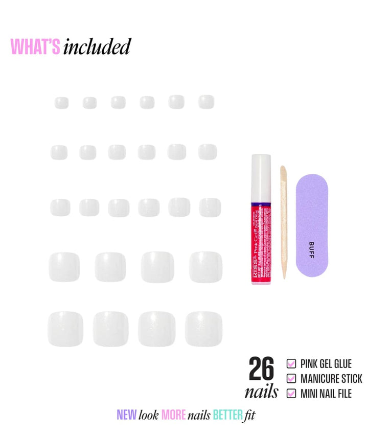 Kiss Glam Special Effects Toenails [Twinkle Toes] 