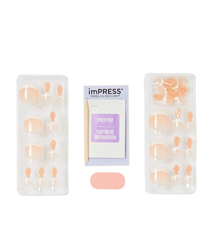 Kiss imPRESS Toenails [Pure Hearted] 