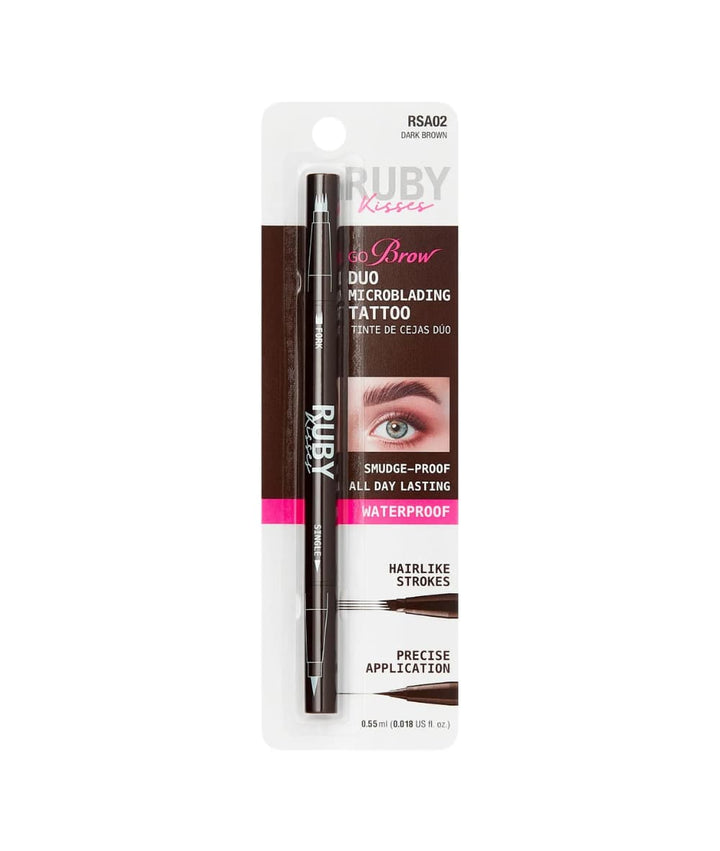 Ruby Kisses Duo Microblading Tattoo Tint [Dark Brown] 